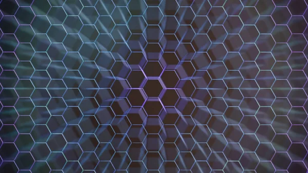 Hexagonal bakgrund för design. — Stockfoto