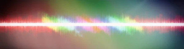 Fondo abstracto. Sonido digital con arco iris de color onda . — Foto de Stock