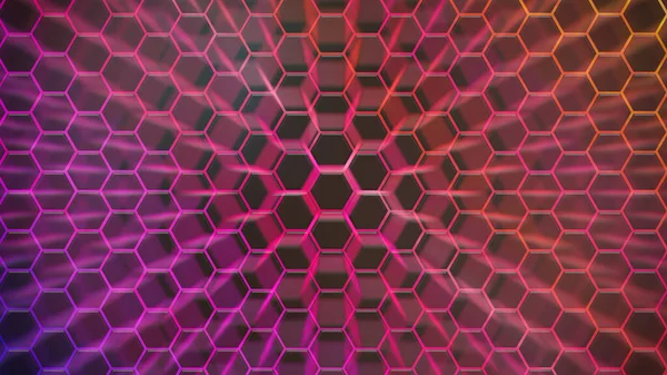 Hexagonale achtergrond voor ontwerp. — Stockfoto