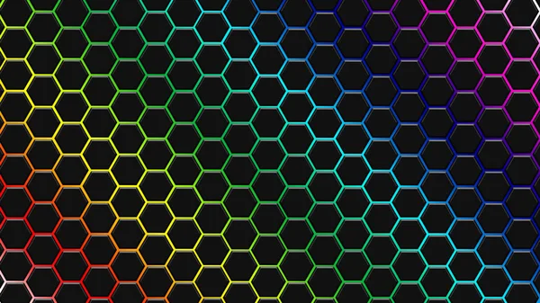 Hexagonale achtergrond voor ontwerp. — Stockfoto