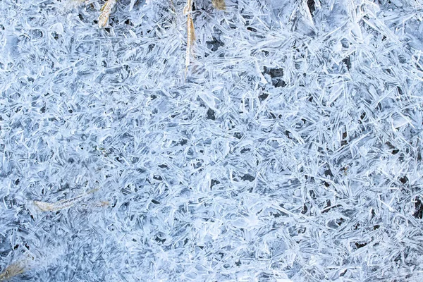 Textura de hielo en invierno. Fondo abstracto para el diseño, ph — Foto de Stock