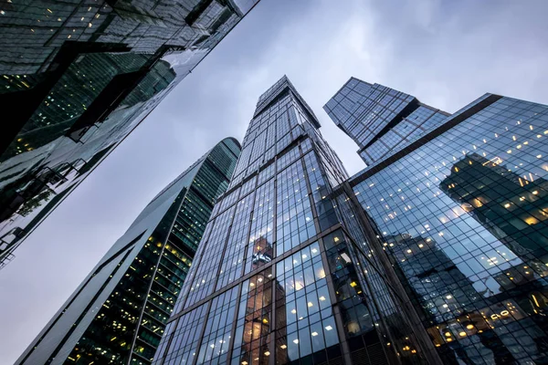 Moscow city. Skyscrapers of international business Russian Cente — Stock Photo, Image