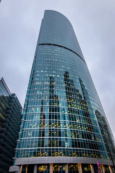 モスクワ市。国際ビジネスの高層ビル｜ロシアセンター — ストック写真