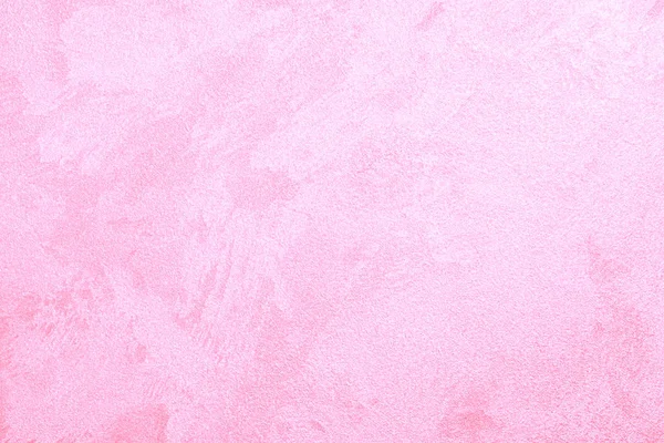 Texture of pink decorative plaster or concrete. Abstract backdrop for design. Art stylized banner with copy space for text.