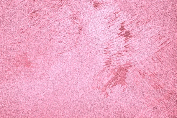 Texture de plâtre décoratif rose ou de béton. Contexte abstrait pour le design. Bannière stylisée art avec espace de copie pour le texte . — Photo