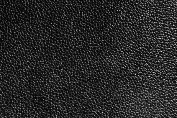 Textura de couro natural preto . — Fotografia de Stock