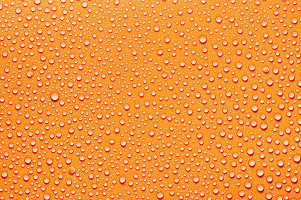 Макро Вода Отбрасывает Текстуру Оранжевый Фон Абстрактный Рисунок Бланк Дизайна — стоковое фото