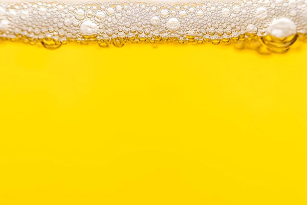 Texture Foam Bubbles Light Beer Abstract Background Design — Stock Photo, Image