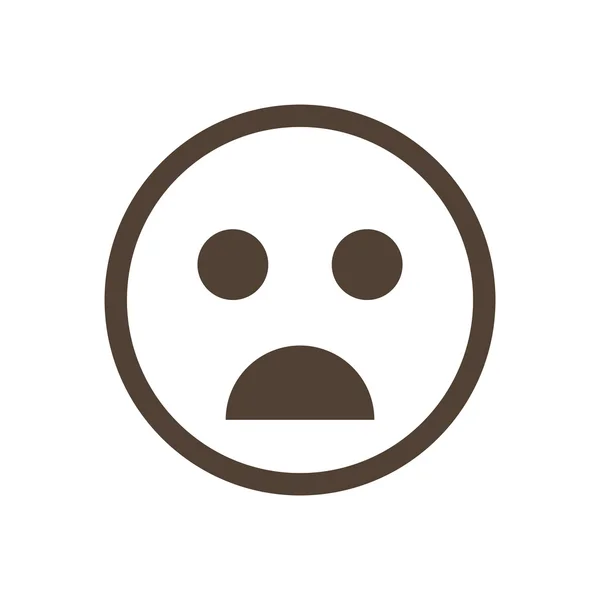 Utandım güçlü duygu. Vektör simgesi