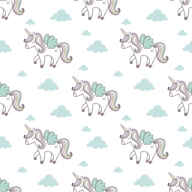 Desen şirin unicorn ile
