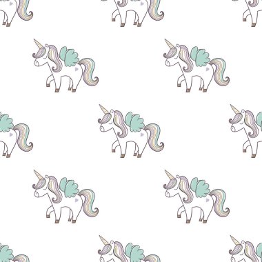 Desen şirin unicorn ile