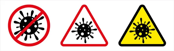 Coronavirus vektör çizimi. COVID-19 simgesi. COVID-19 'u durdur.