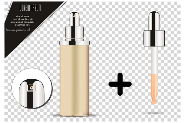 Spray Cosmetic Perfume — Stock Vector
