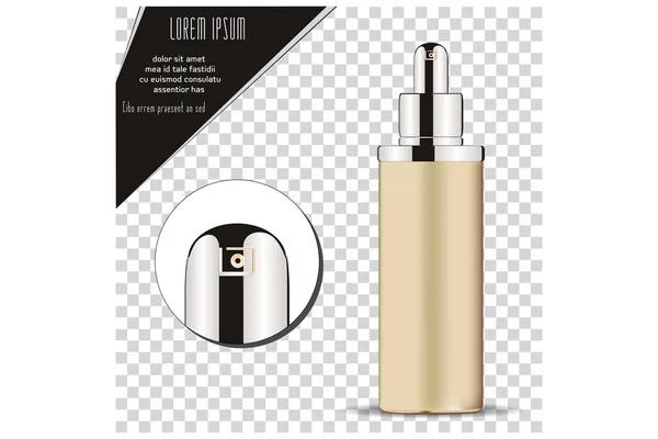 Spray Cosmetic Perfume — Stock Vector