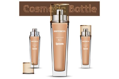 Kozmetik Şişeler kümesi