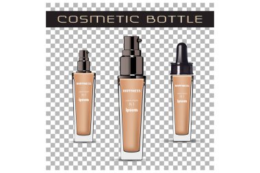 Güzellik ürün cam paketi