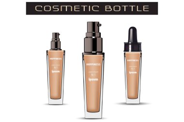 Güzellik ürün cam paketi