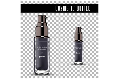 Cam havasız kozmetik şişe