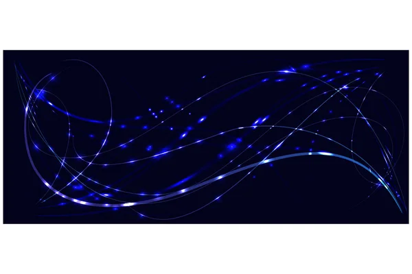 Hattı, ışıklar. Vektör çizim. 