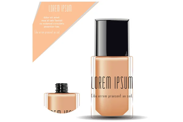 Liquid Make-up Foundation lizenzfreie Stockvektoren