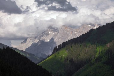 Şaşırtıcı Alp sahne Berwang, Avusturya