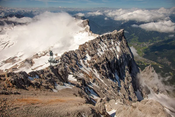 Vistas incríveis da montanha de Zugspitze, Alemanha — Fotografia de Stock