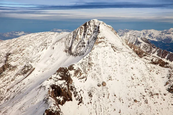 Paisagem de montanha incrível de Hintertux, Áustria — Fotografia de Stock