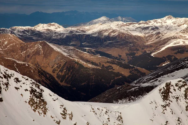 Paisagem de montanha incrível de Hintertux, Áustria — Fotografia de Stock