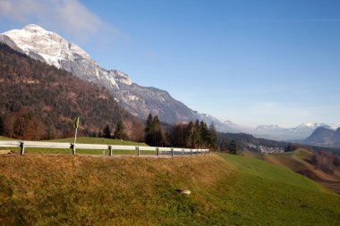 Güzel dağ manzarası Maurach, Avusturya