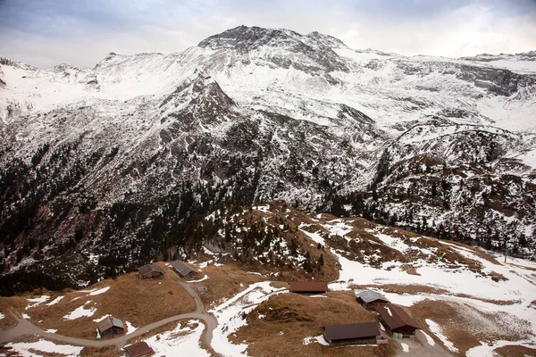 Incredibile paesaggio montano da Hintertux, Austria — Foto Stock