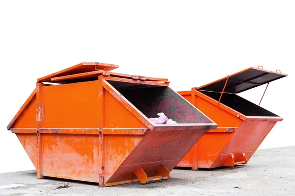 Мусорный бак (мусорный бак) для бытовых отходов или промышленности — стоковое фото
