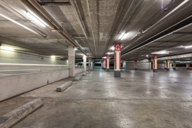 Park garaj iç Endüstriyel Bina