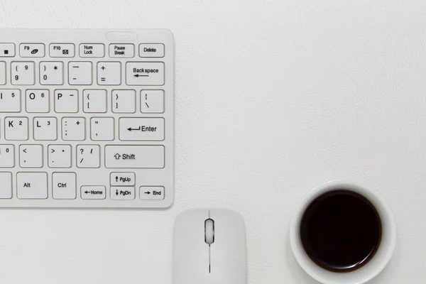 keyboard and mouse computer,white coffee cup