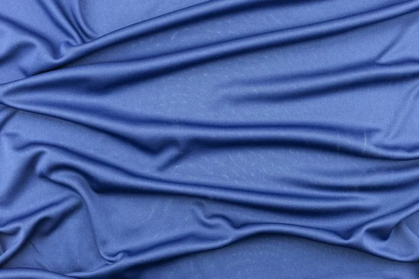 Pola kain biru untuk latar belakang dan desain . — Stok Foto