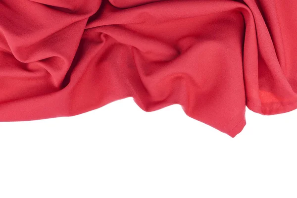 Красная ткань для фона и дизайна . — стоковое фото