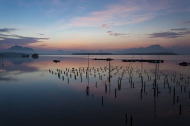 Samchong-tai Phang Nga, Th içinde güzel gündoğumu manzara görünümü