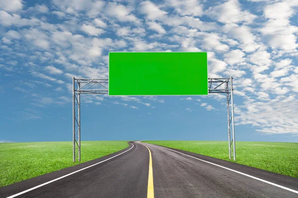 Metin için yer ile boş billboard reklam için 