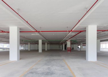 Boş Park garaj yeraltı iç daire 