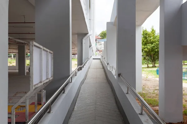 Walkway in modern industrial building. — Stock Photo, Image