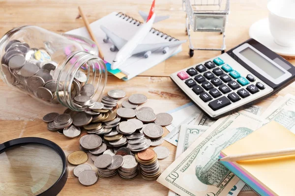 sikke ve Doları banknot, kavram iş planlaması ve Finans 
