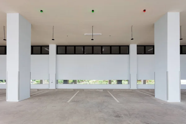 Modern empty parking garage interior in apartment — Stock Photo, Image