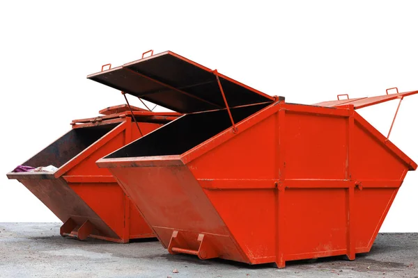 Cestino dei rifiuti industriali (cassonetto) per rifiuti urbani — Foto Stock