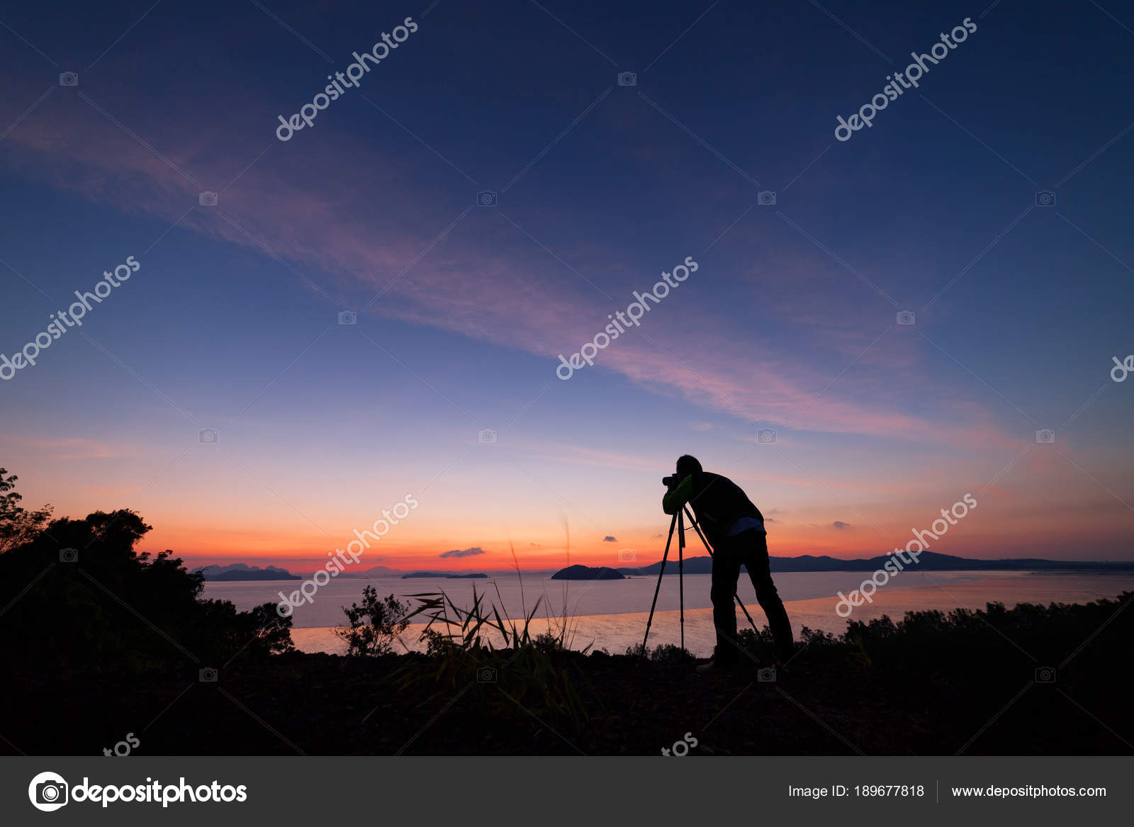 Photographie Professionnelle Homme Prendre Une Photo Coucher