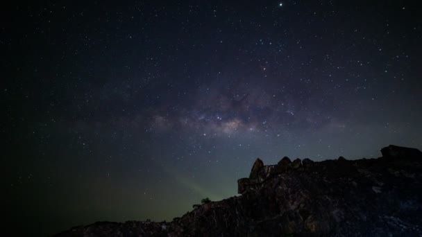 Časová Prodleva Galaxie Mléčné Dráhy — Stock video