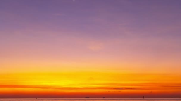 Timelapse Notte Giorno Alba Bella Luce Della Natura Scenario Cielo — Video Stock