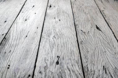 Arkaplan için boş eski koyu ahşap zemin.