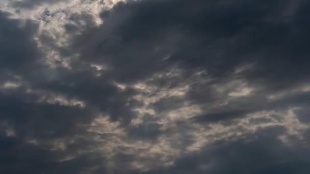 Timelapse Clouds Flowing Sky — Stock Video