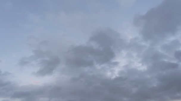 Zeitraffer Wolken Die Hintergrund Des Himmels Fließen — Stockvideo