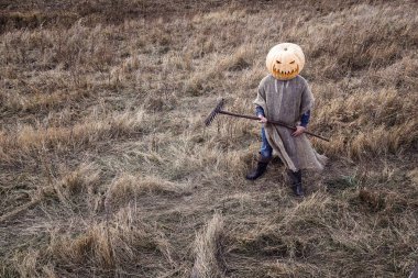 Jack-fener Kabak kafa onun ayakta alanındaki tarih ile.