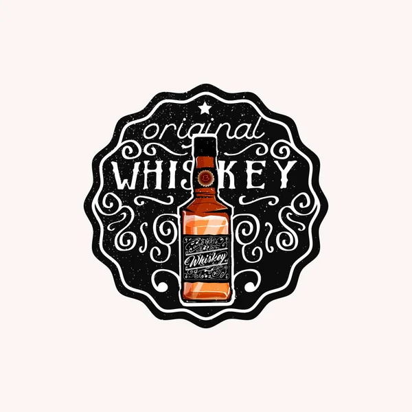 "originele whiskey "label — Stockvector